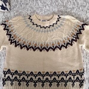 Fair Isle Sweater ❄️☃️